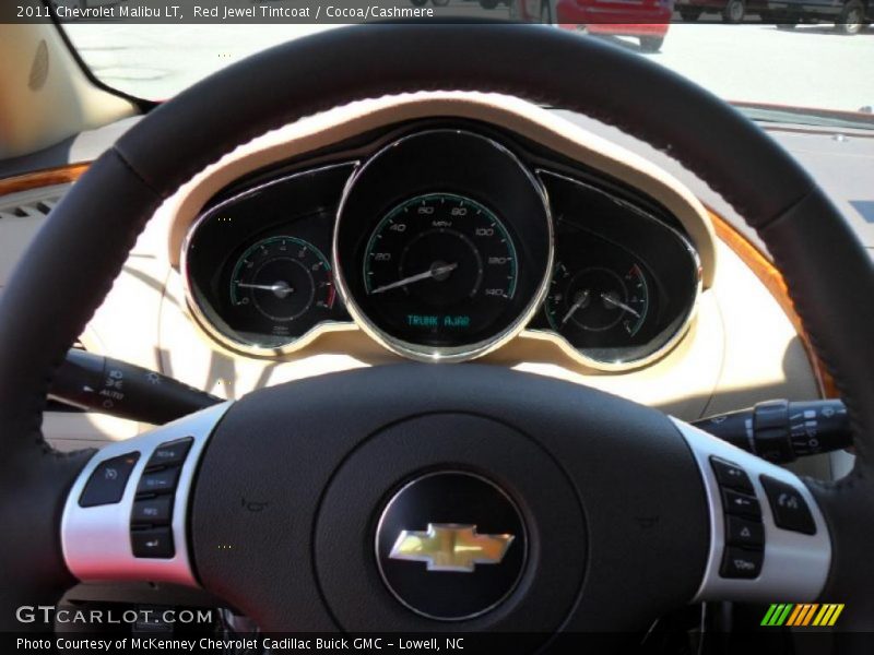 Red Jewel Tintcoat / Cocoa/Cashmere 2011 Chevrolet Malibu LT