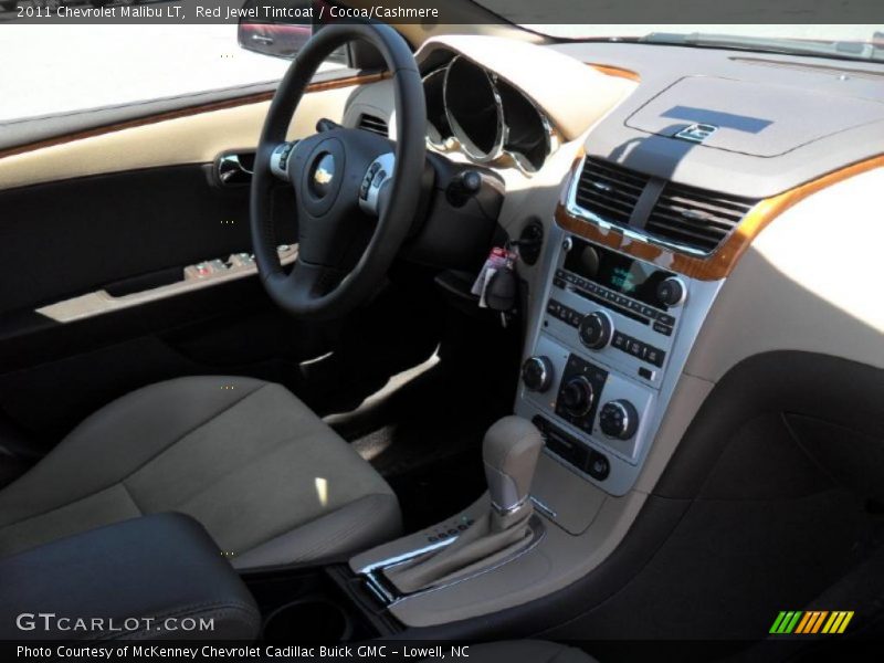 Red Jewel Tintcoat / Cocoa/Cashmere 2011 Chevrolet Malibu LT