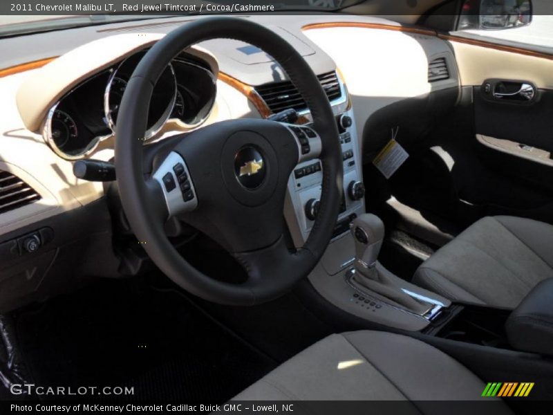 Red Jewel Tintcoat / Cocoa/Cashmere 2011 Chevrolet Malibu LT