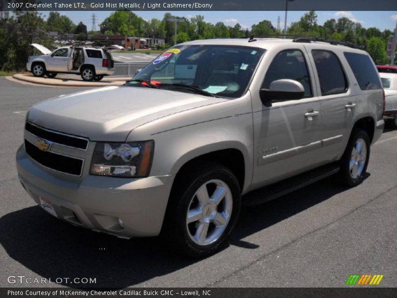 Gold Mist Metallic / Light Cashmere/Ebony 2007 Chevrolet Tahoe LTZ