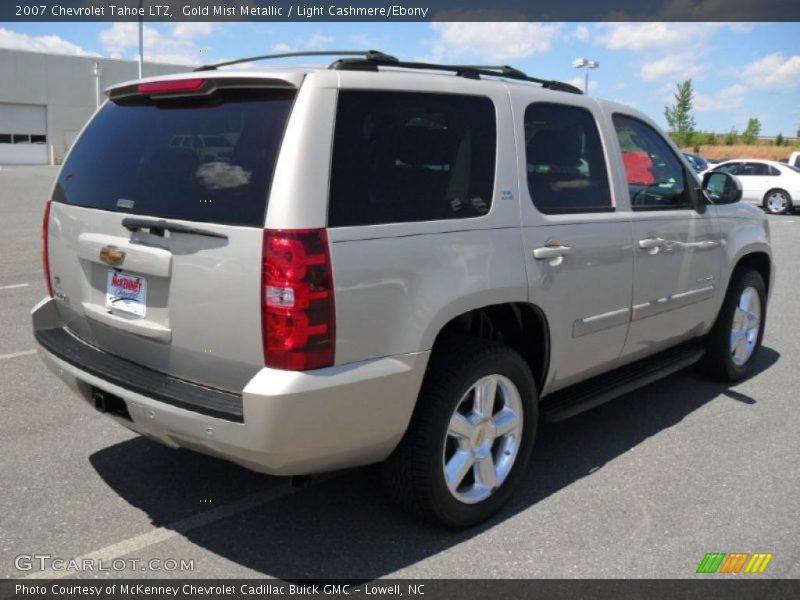 Gold Mist Metallic / Light Cashmere/Ebony 2007 Chevrolet Tahoe LTZ