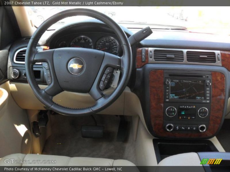 Gold Mist Metallic / Light Cashmere/Ebony 2007 Chevrolet Tahoe LTZ