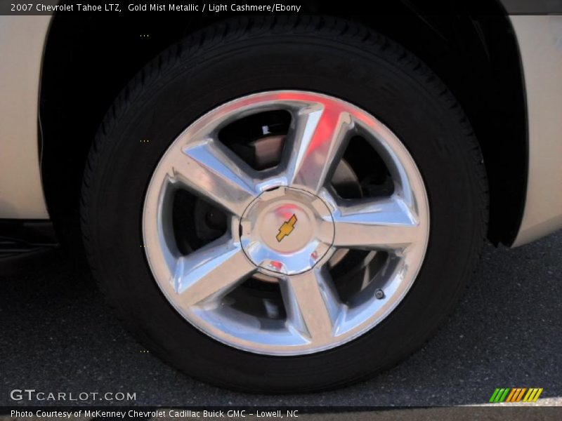 Gold Mist Metallic / Light Cashmere/Ebony 2007 Chevrolet Tahoe LTZ