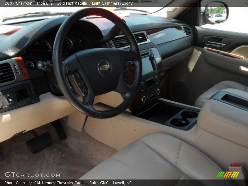 Gold Mist Metallic / Light Cashmere/Ebony 2007 Chevrolet Tahoe LTZ