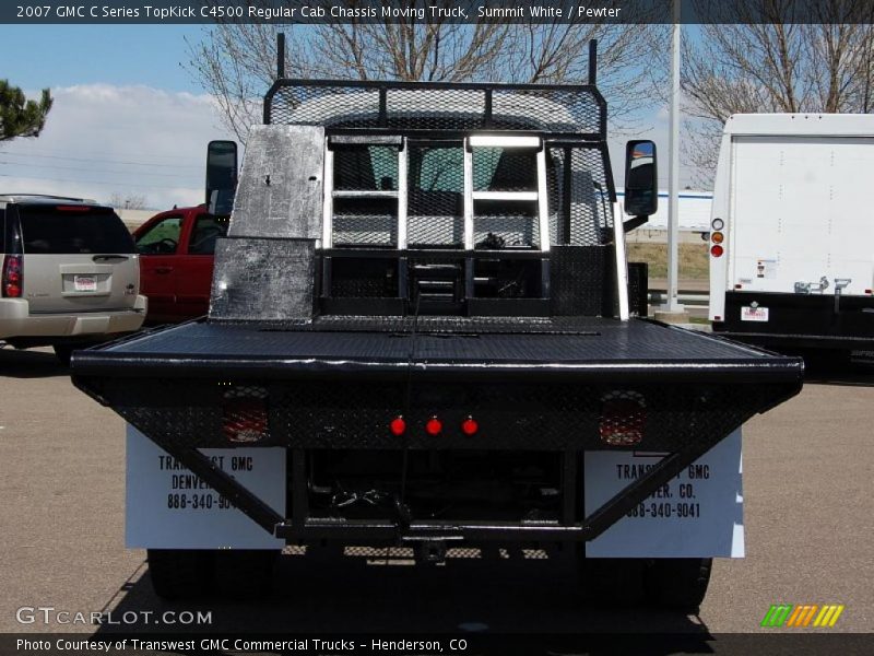 Summit White / Pewter 2007 GMC C Series TopKick C4500 Regular Cab Chassis Moving Truck