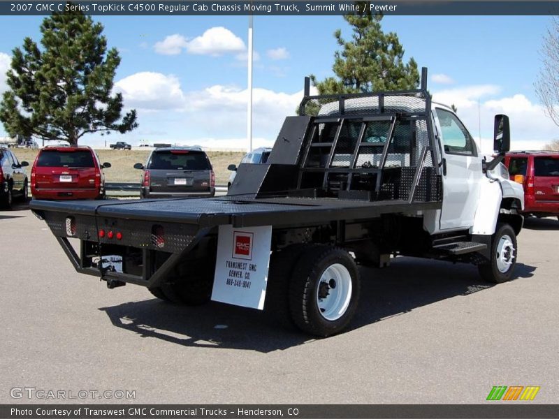 Summit White / Pewter 2007 GMC C Series TopKick C4500 Regular Cab Chassis Moving Truck