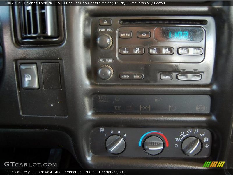 Controls of 2007 C Series TopKick C4500 Regular Cab Chassis Moving Truck