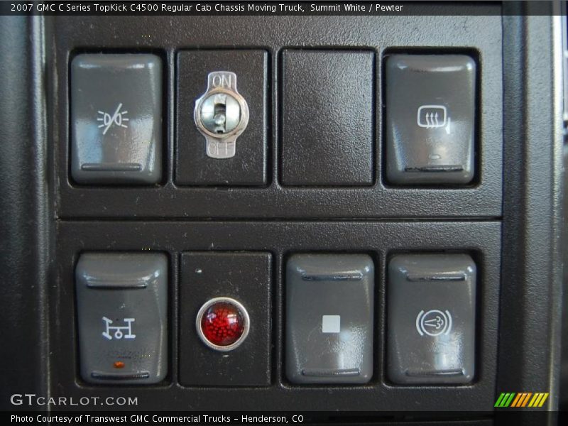 Controls of 2007 C Series TopKick C4500 Regular Cab Chassis Moving Truck