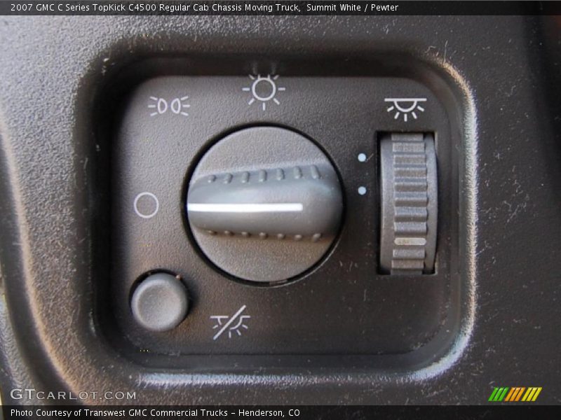 Controls of 2007 C Series TopKick C4500 Regular Cab Chassis Moving Truck