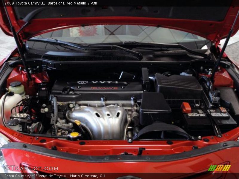 Barcelona Red Metallic / Ash 2009 Toyota Camry LE