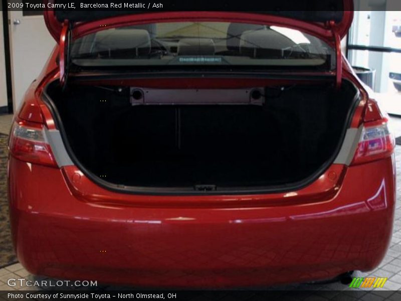 Barcelona Red Metallic / Ash 2009 Toyota Camry LE