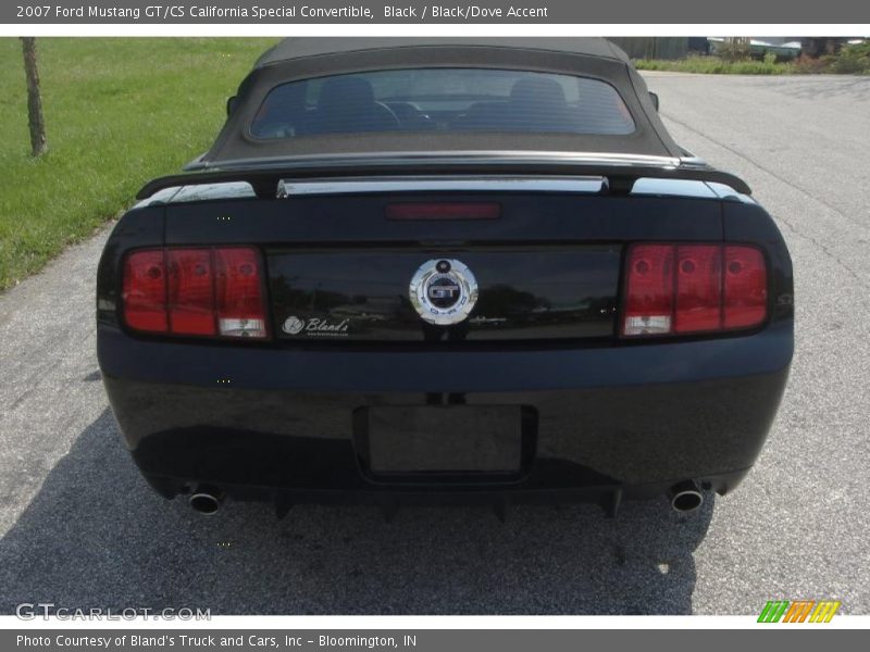 Black / Black/Dove Accent 2007 Ford Mustang GT/CS California Special Convertible