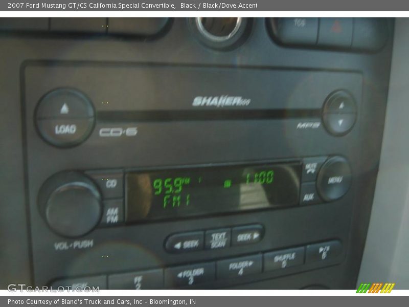 Black / Black/Dove Accent 2007 Ford Mustang GT/CS California Special Convertible