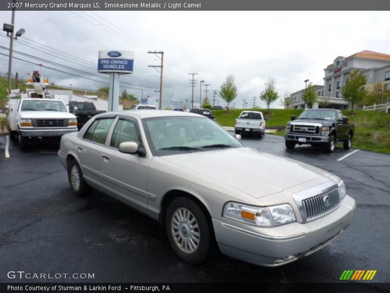 Smokestone Metallic / Light Camel 2007 Mercury Grand Marquis LS