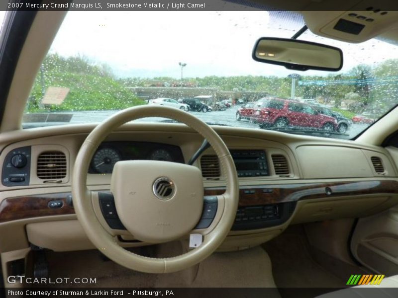 Smokestone Metallic / Light Camel 2007 Mercury Grand Marquis LS