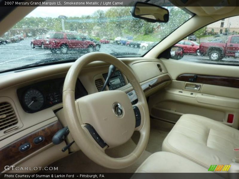 Smokestone Metallic / Light Camel 2007 Mercury Grand Marquis LS