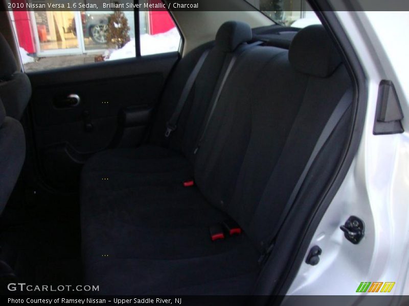 Brilliant Silver Metallic / Charcoal 2010 Nissan Versa 1.6 Sedan