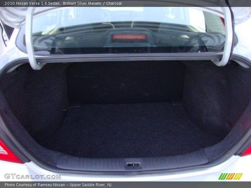 Brilliant Silver Metallic / Charcoal 2010 Nissan Versa 1.6 Sedan