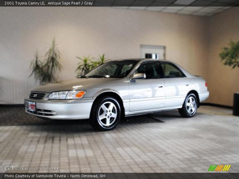 Antique Sage Pearl / Gray 2001 Toyota Camry LE