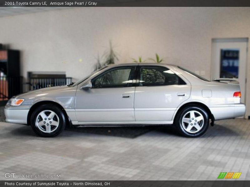 Antique Sage Pearl / Gray 2001 Toyota Camry LE