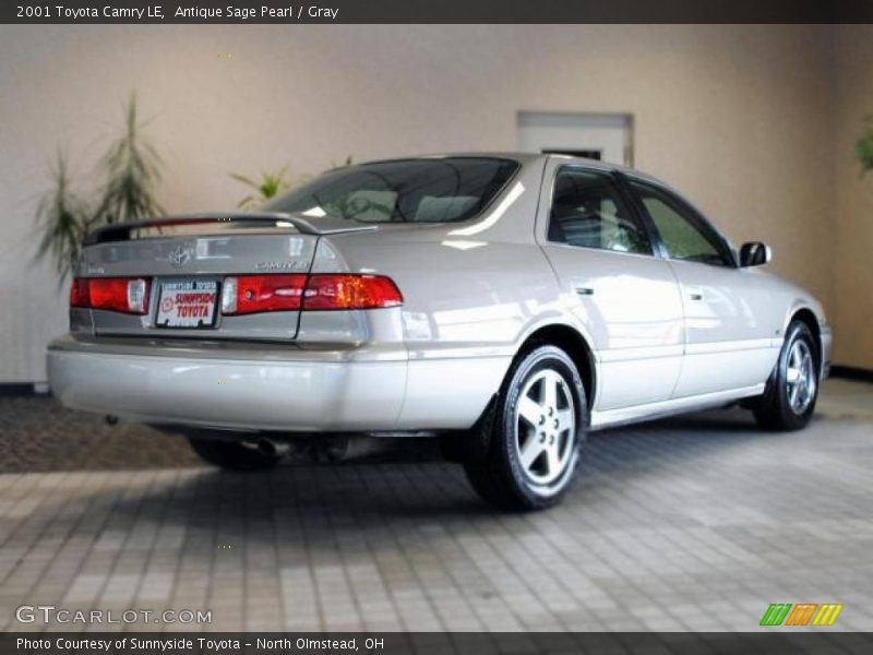 Antique Sage Pearl / Gray 2001 Toyota Camry LE