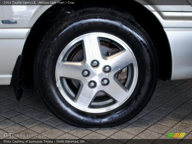 Antique Sage Pearl / Gray 2001 Toyota Camry LE