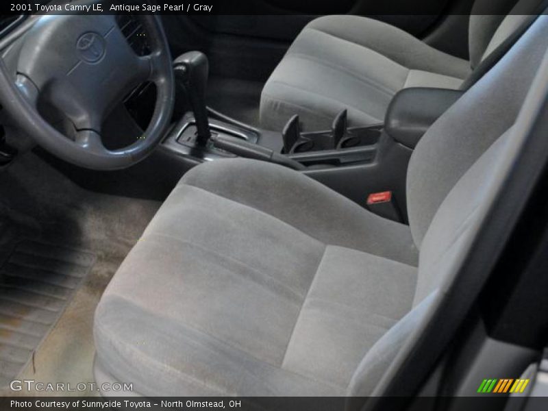 Antique Sage Pearl / Gray 2001 Toyota Camry LE
