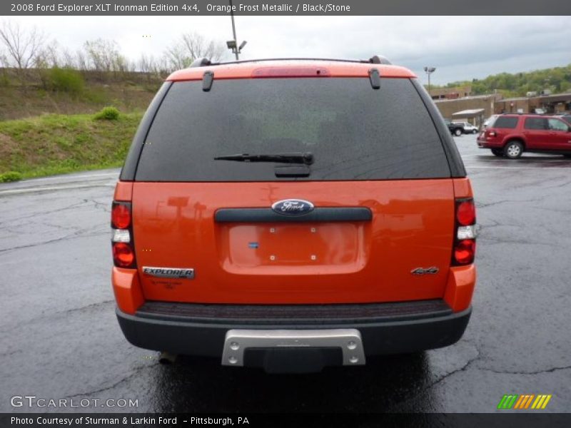 Orange Frost Metallic / Black/Stone 2008 Ford Explorer XLT Ironman Edition 4x4