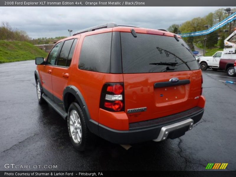 Orange Frost Metallic / Black/Stone 2008 Ford Explorer XLT Ironman Edition 4x4