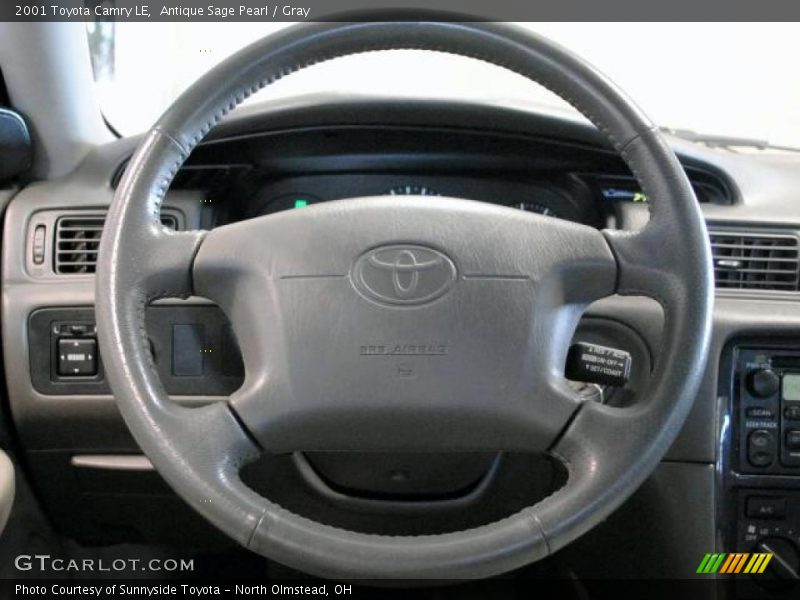 Antique Sage Pearl / Gray 2001 Toyota Camry LE