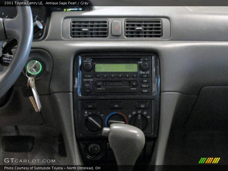 Antique Sage Pearl / Gray 2001 Toyota Camry LE
