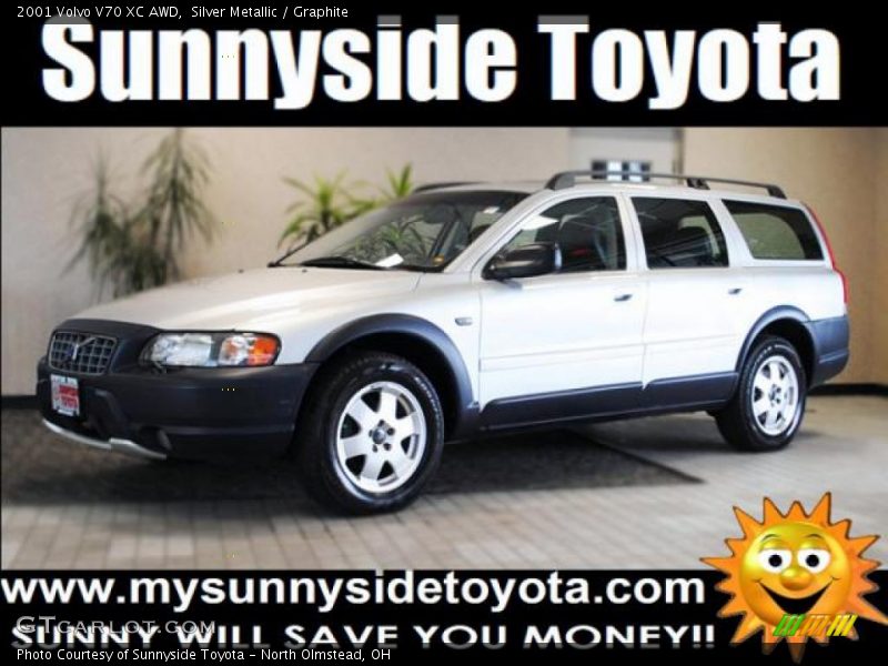 Silver Metallic / Graphite 2001 Volvo V70 XC AWD