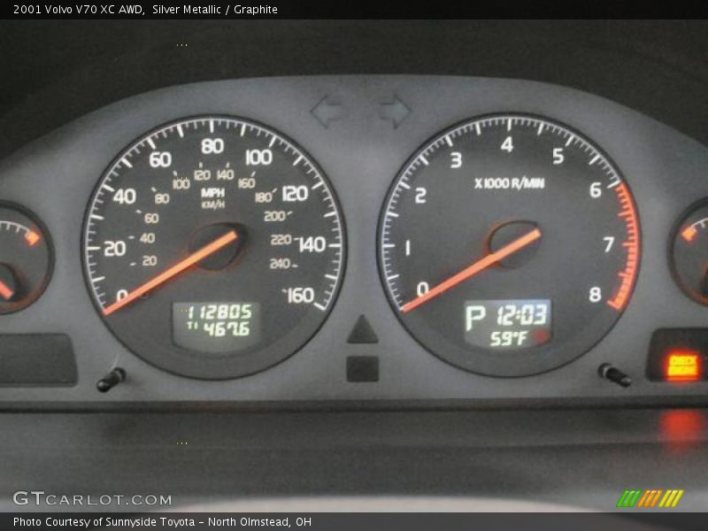 Silver Metallic / Graphite 2001 Volvo V70 XC AWD
