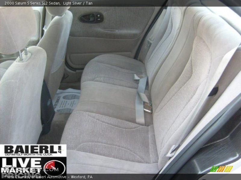 Light Silver / Tan 2000 Saturn S Series SL2 Sedan