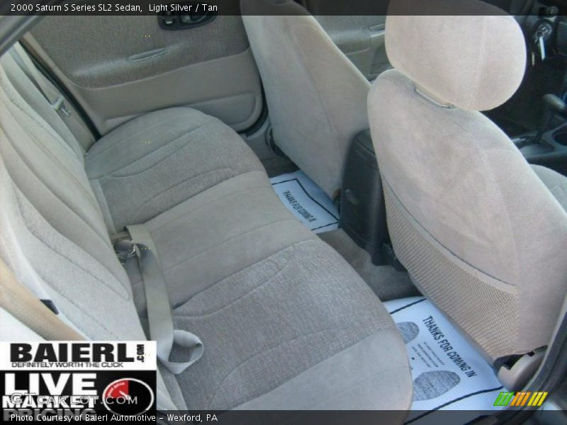 Light Silver / Tan 2000 Saturn S Series SL2 Sedan