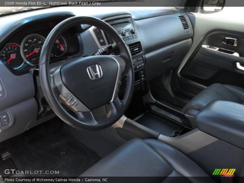Nighthawk Black Pearl / Gray 2006 Honda Pilot EX-L