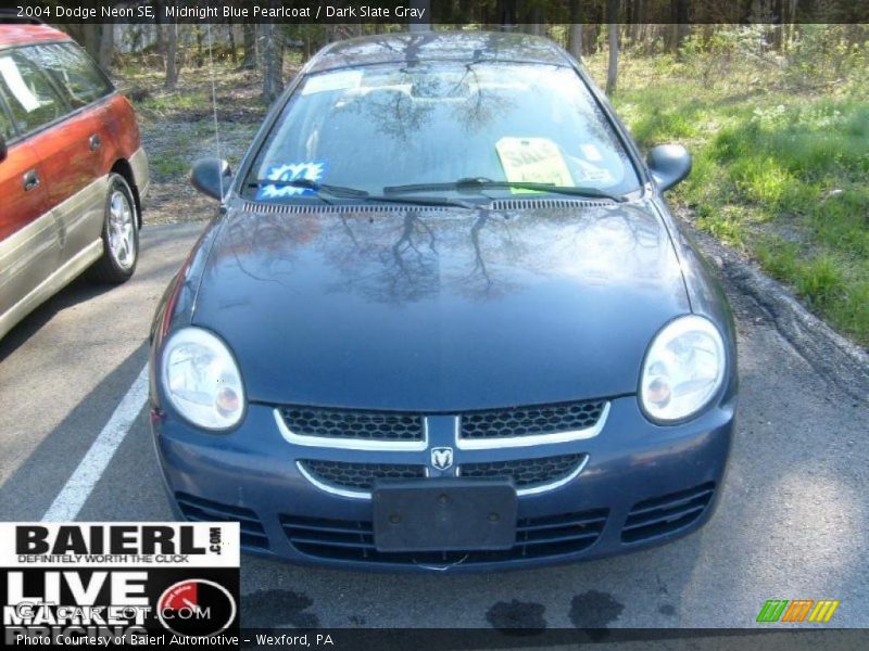 Midnight Blue Pearlcoat / Dark Slate Gray 2004 Dodge Neon SE