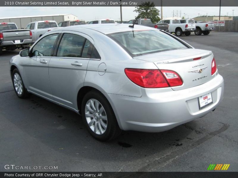 Bright Silver Metallic / Dark Slate Gray 2010 Chrysler Sebring Limited Sedan