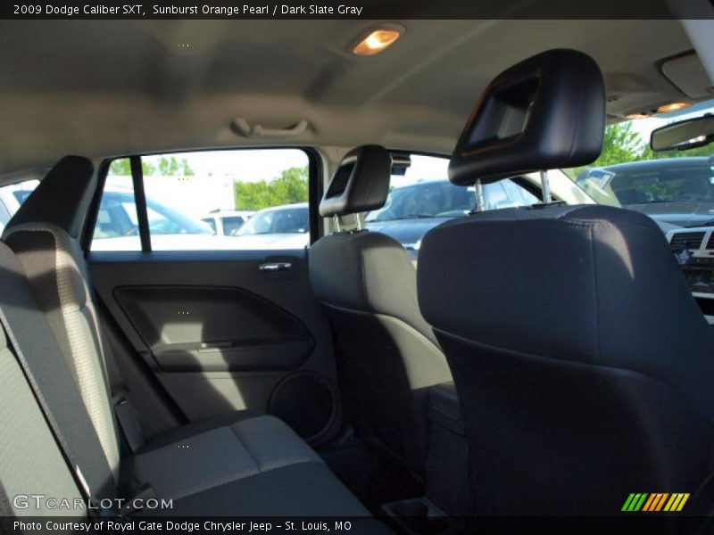 Sunburst Orange Pearl / Dark Slate Gray 2009 Dodge Caliber SXT
