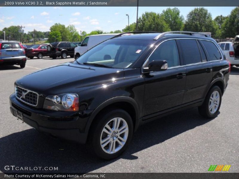 Black Sapphire Metallic / Sandstone 2009 Volvo XC90 3.2