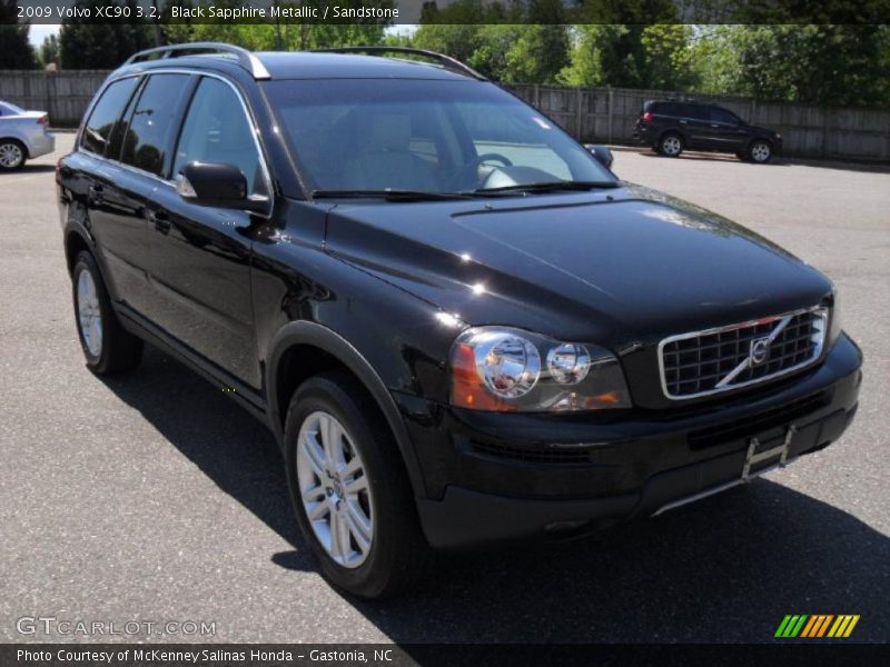Black Sapphire Metallic / Sandstone 2009 Volvo XC90 3.2