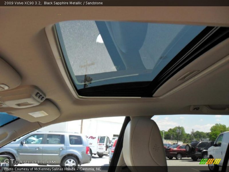 Black Sapphire Metallic / Sandstone 2009 Volvo XC90 3.2