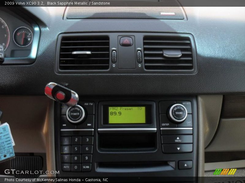 Black Sapphire Metallic / Sandstone 2009 Volvo XC90 3.2