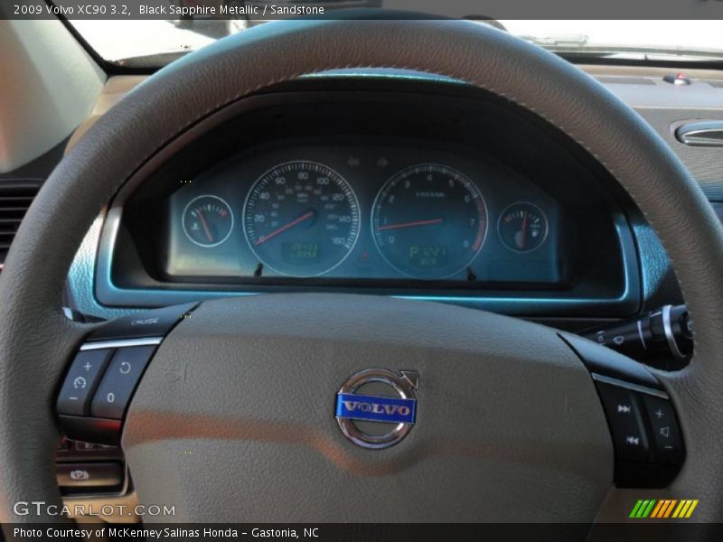Black Sapphire Metallic / Sandstone 2009 Volvo XC90 3.2