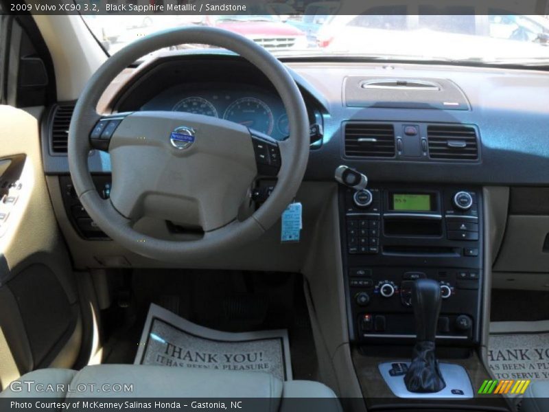 Black Sapphire Metallic / Sandstone 2009 Volvo XC90 3.2