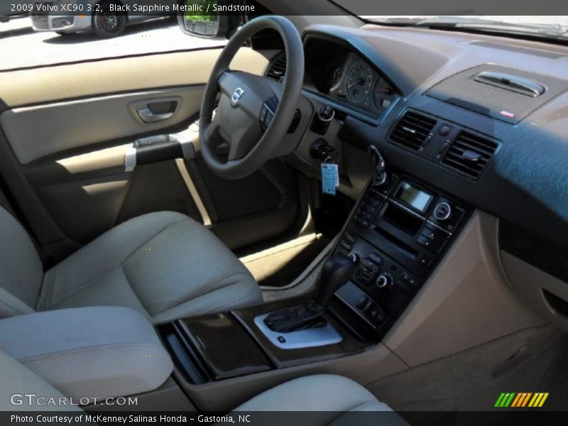 Black Sapphire Metallic / Sandstone 2009 Volvo XC90 3.2