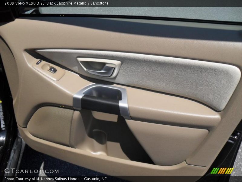 Black Sapphire Metallic / Sandstone 2009 Volvo XC90 3.2