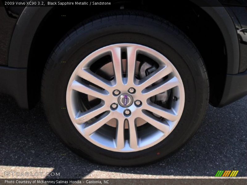 Black Sapphire Metallic / Sandstone 2009 Volvo XC90 3.2