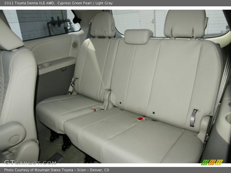Cypress Green Pearl / Light Gray 2011 Toyota Sienna XLE AWD