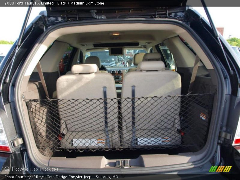 Black / Medium Light Stone 2008 Ford Taurus X Limited